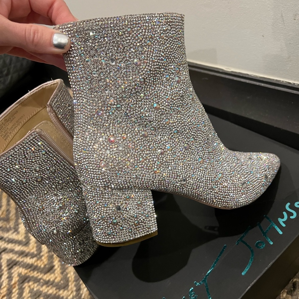 COPY - Betsey Johnson Rhinestone Kyla Bootie - size 7
